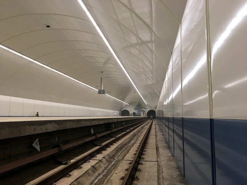 How Tbilisi’s new University Metro Station looks like now geotv.ge